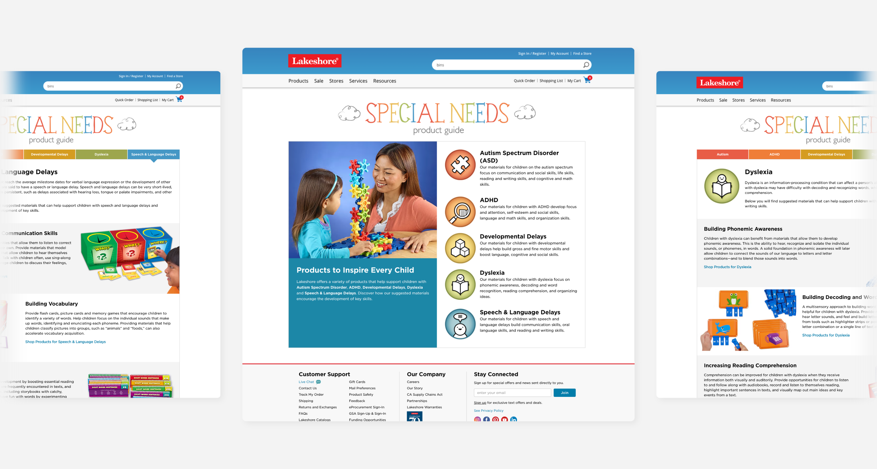 Special Needs Product Guide